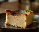 自家製のチーズケーキ